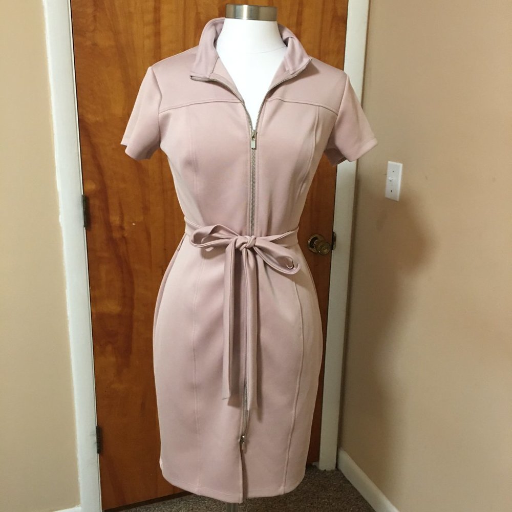Kate and Lily Zip Up Blush Dress - Picture 4 of 7